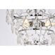 Ella 3 Light 16 inch Chrome Flush Mount Ceiling Light