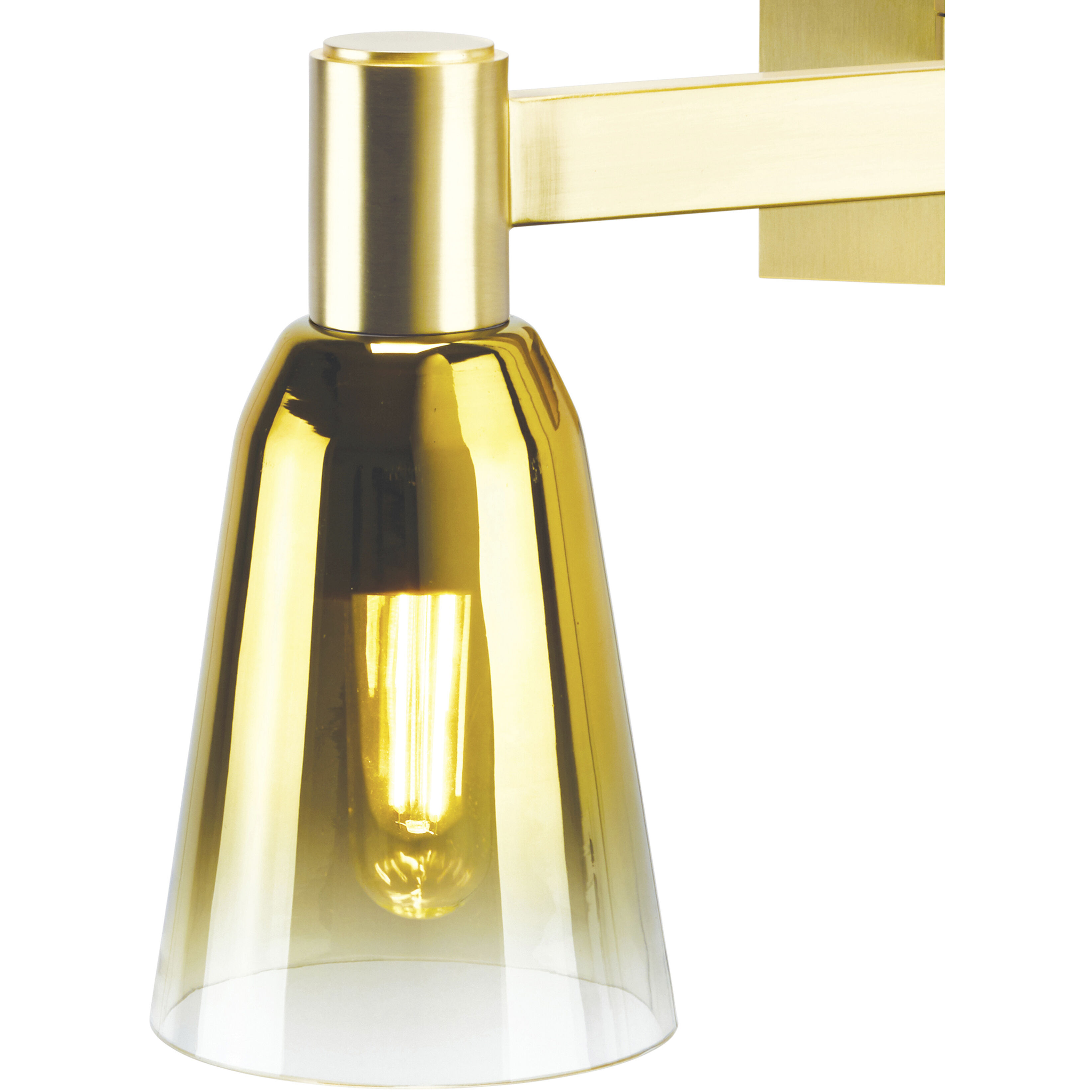 Audrey 4.75 inch Satin Brass Swingarm Sconce Wall Light