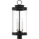 Englewood 3 Light 26 inch Black Outdoor Post Lantern