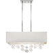 Piatt 6 Light 11 inch Chrome Chandelier Ceiling Light, Linear (Single)