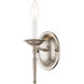 Williamsburgh 1 Light 4 inch Brushed Nickel Wall Sconce Wall Light