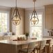Bozeman 3 Light 14 inch Warm Brass Pendant Ceiling Light