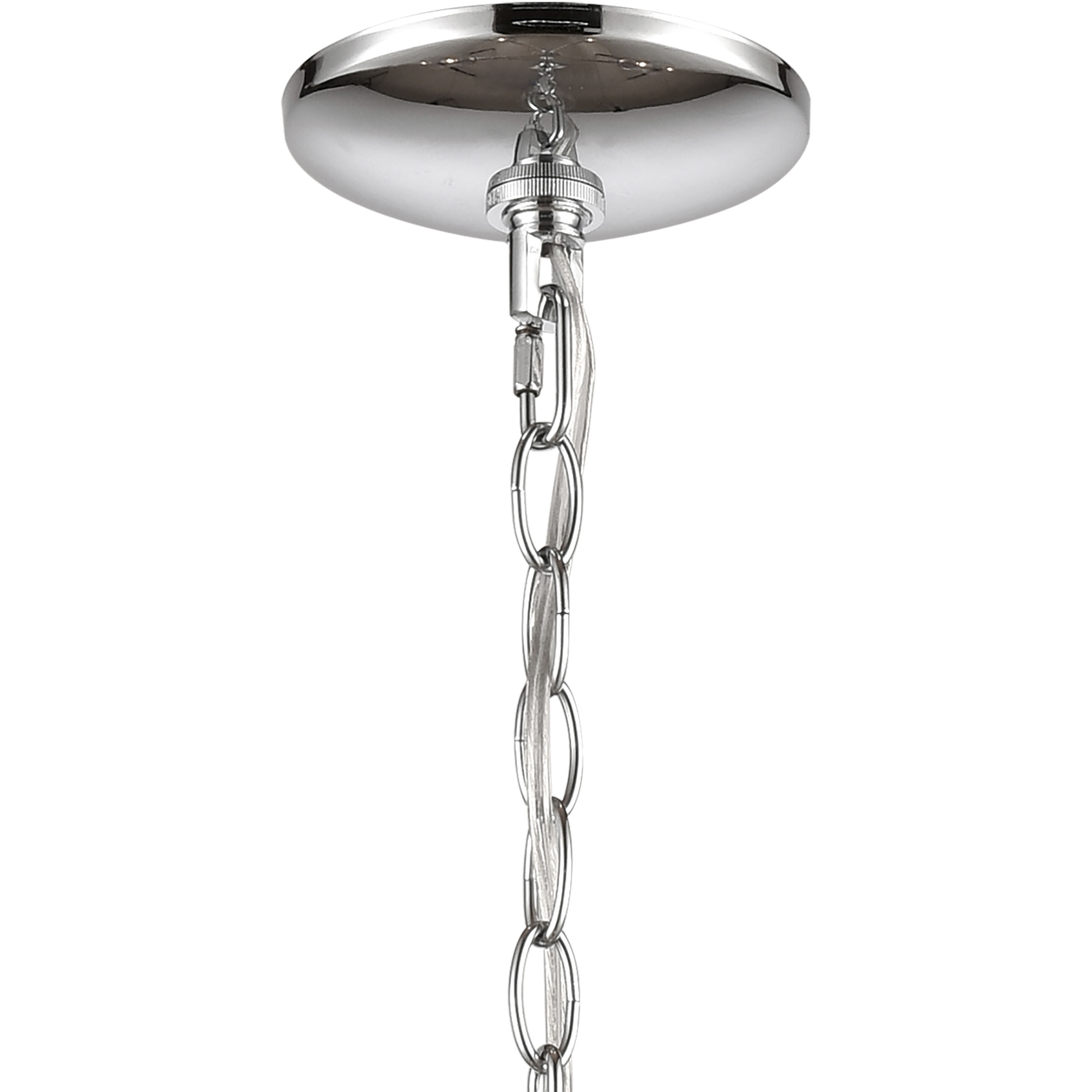 Oakland 5 Light 25 inch Chrome Chandelier Ceiling Light