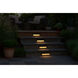 Taper 12v 2.50 watt Bronze Landscape Deck Sconce, Horizontal