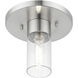 Carson 1 Light 9 inch Brushed Nickel Flush Mount Ceiling Light