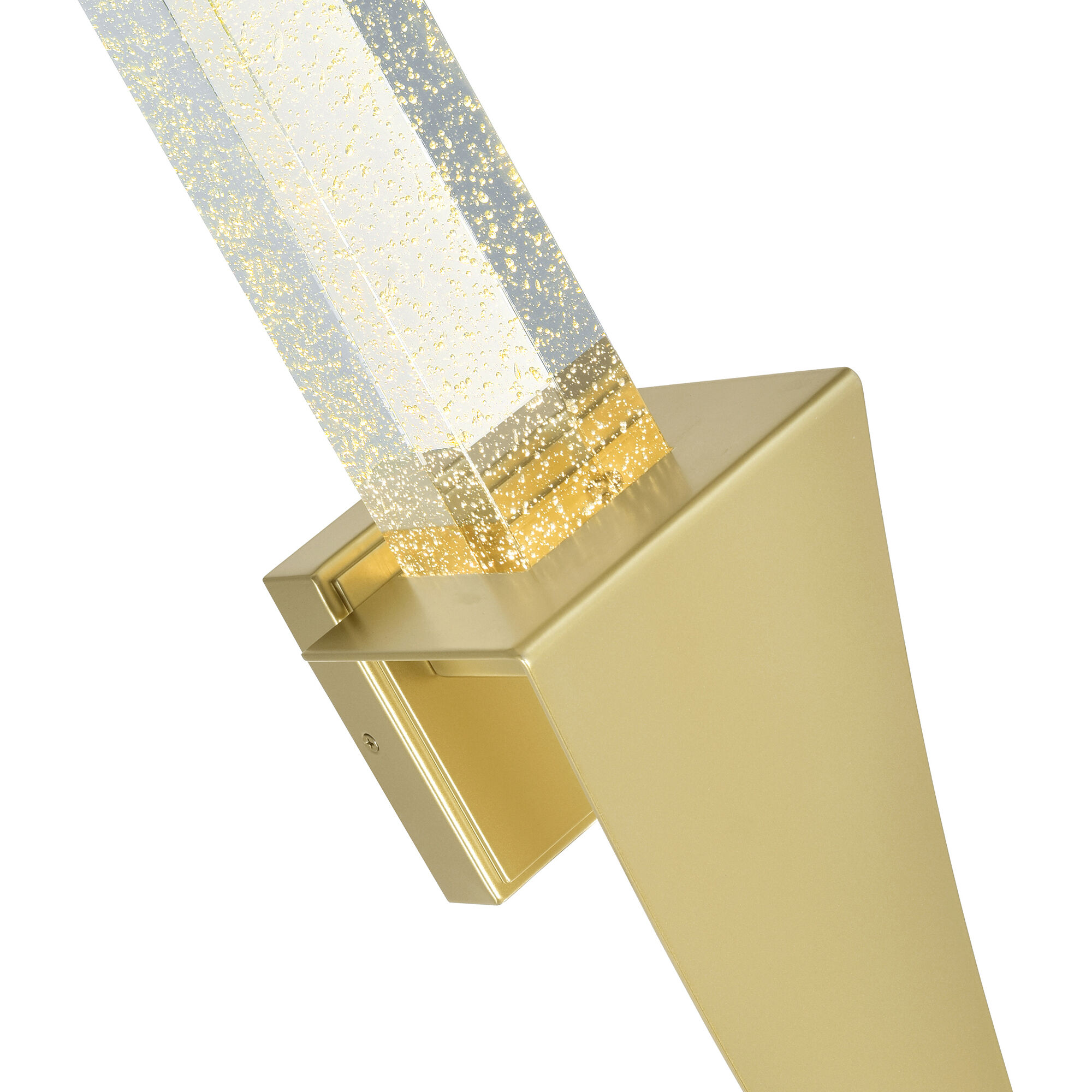 Catania LED 7 inch Satin Gold Wall Light
