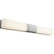 Crescent 2 Light 30.5 inch Satin Nickel Vanity Light Wall Light