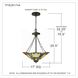 Inglenook 3 Light 18 inch Valiant Bronze Pendant Ceiling Light, Naturals