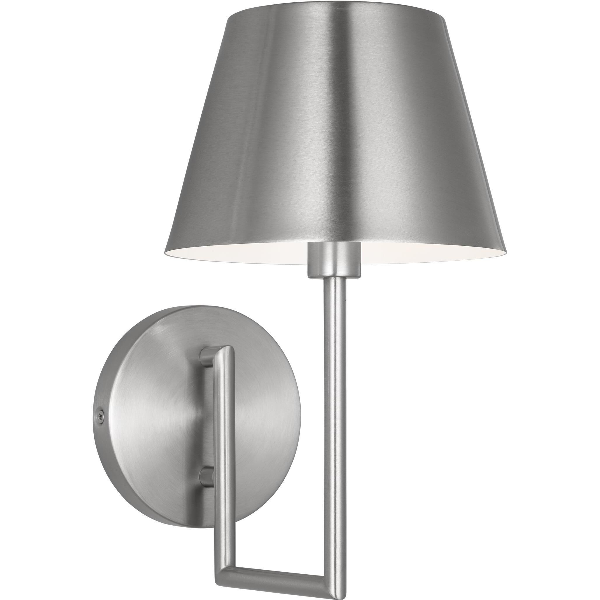 Drew & Jonathan Ender 1 Light 7 inch Brushed Nickel Sconce Wall Light, Small