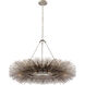 Kelly Wearstler Strada 16 Light 40 inch Burnished Silver Leaf Ring Chandelier Ceiling Light