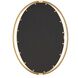 Rhodes 31.88 X 24.25 inch Antiqued Metallic Gold Leaf Mirror