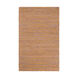 Alexa 36 X 24 inch Neutral and Yellow Area Rug, Jute and Viscose