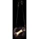 Otto 2 Light 28.4 inch Black with Brass Accents Pendant Ceiling Light in Stainless Steel Mesh tube, Sphere