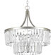 Palermo 5 Light 22.25 inch Silver Ridge Pendant Ceiling Light, Design Series