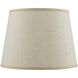 Burlap Light Tan 16 inch Shade