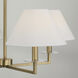Gilda 4 Light 29.75 inch Aged Brass Chandelier Ceiling Light