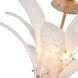 Fiore 5 Light 20 inch Antique Gold Leaf Semi Flush Ceiling Light
