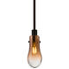Wish 1 Light Black Pendant Ceiling Light