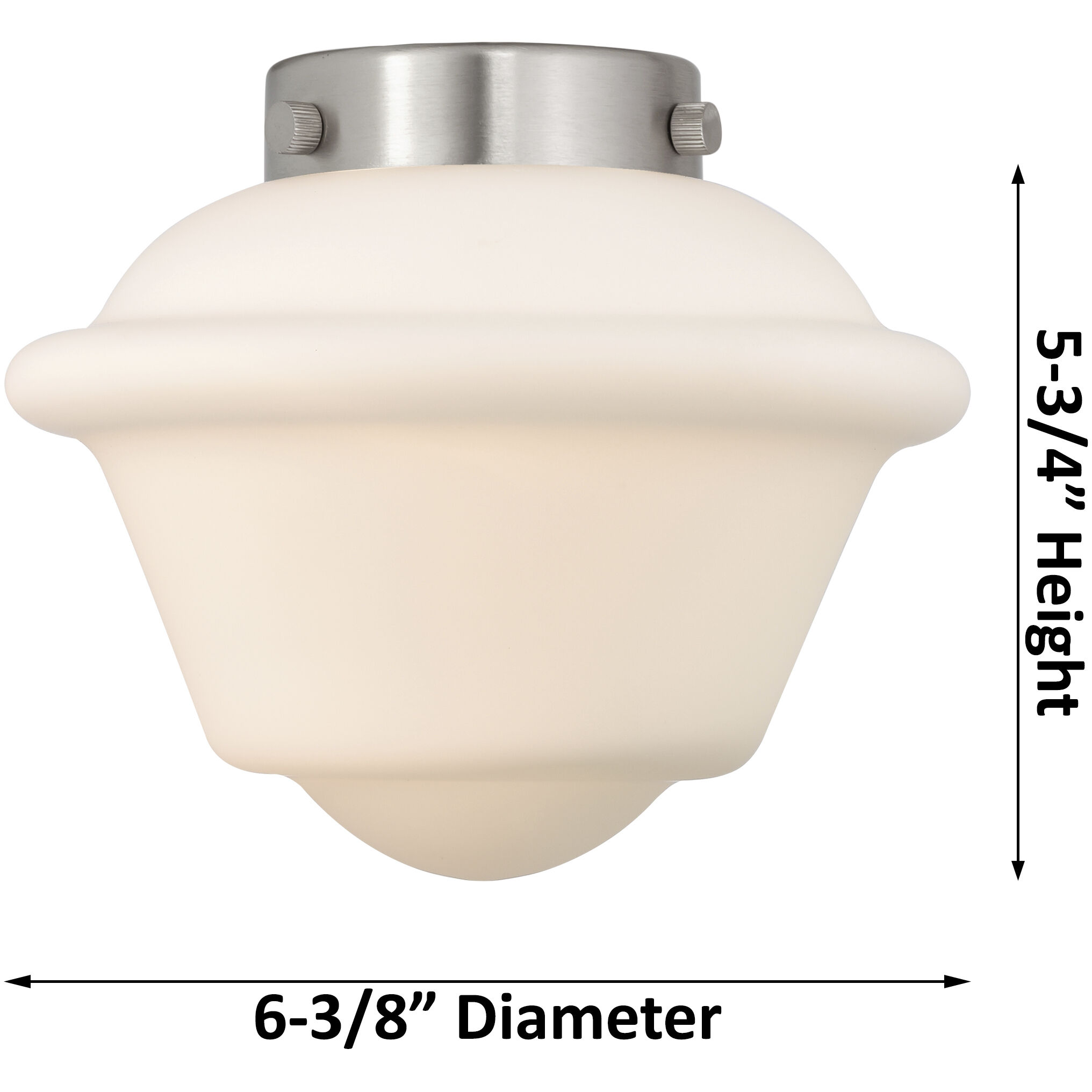 Nouveau 2 Oxford 1 Light 7.5 inch Brushed Satin Nickel Mini Pendant Ceiling Light in Incandescent, Seedy