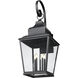 Raphael 5 Light 46.25 inch Sand Black Outdoor Wall Light in Soft Sand Black