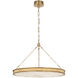 Marie Flanigan Matthew LED 30 inch Soft Brass Chandelier Ceiling Light