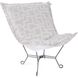 Syros Fog Outdoor Puff Scroll Chair