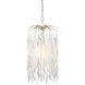 Glen Arbor 1 Light 14 inch Contemporary Silver Leaf and Contemporary Silver Pendant Ceiling Light