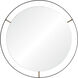 Jericho 31 X 31 inch Matte Black Wall Mirror