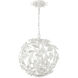 Marselle 4 Light 16.5 inch Matte White Mini Chandelier Ceiling Light