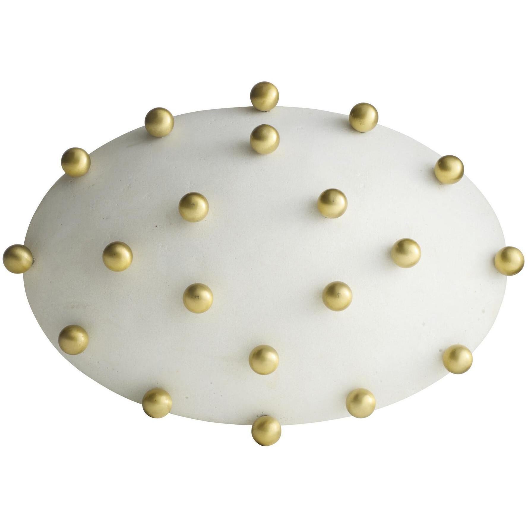 Katherine Ivory and Antique Brass Centerpiece