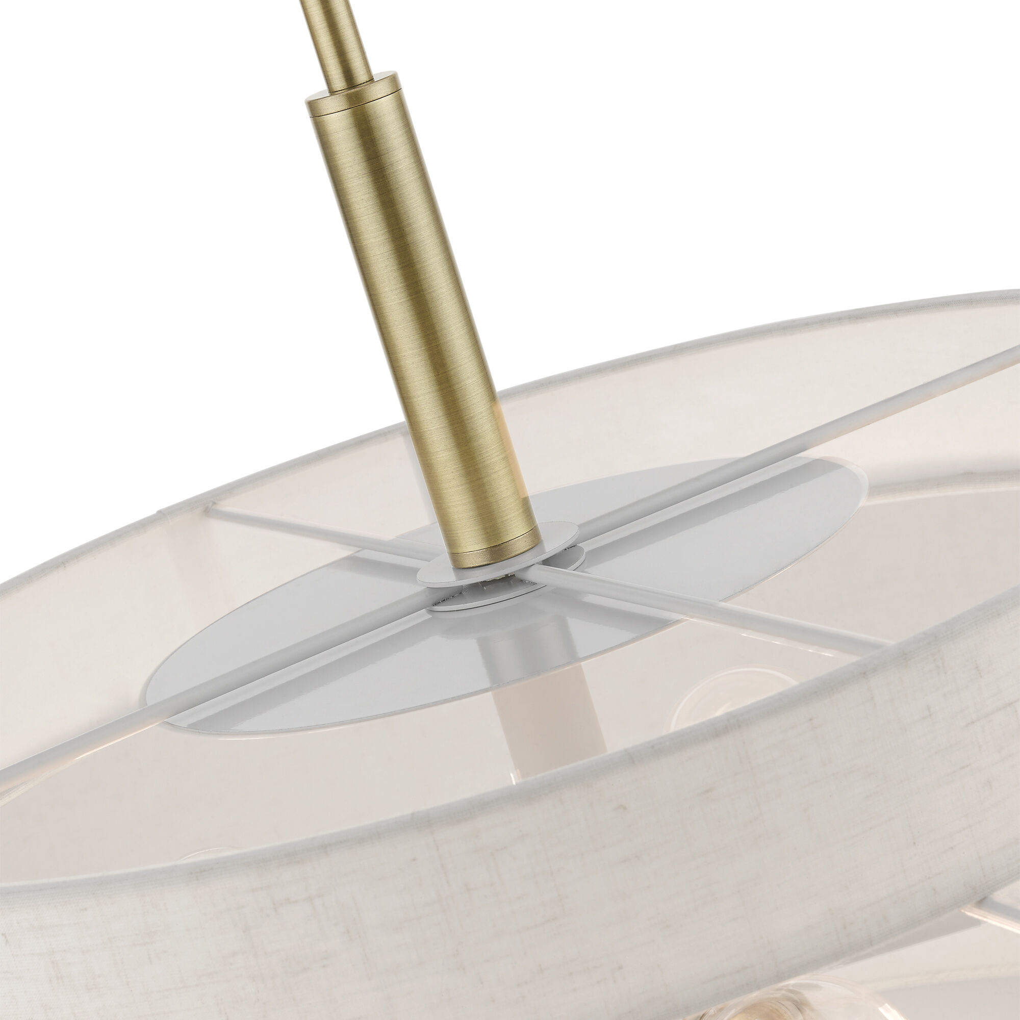 Monroe 5 Light 24 inch Antique Brass Pendant Chandelier Ceiling Light