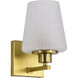 Lune 5.25 inch Vintage Brass Vanity Wall Light