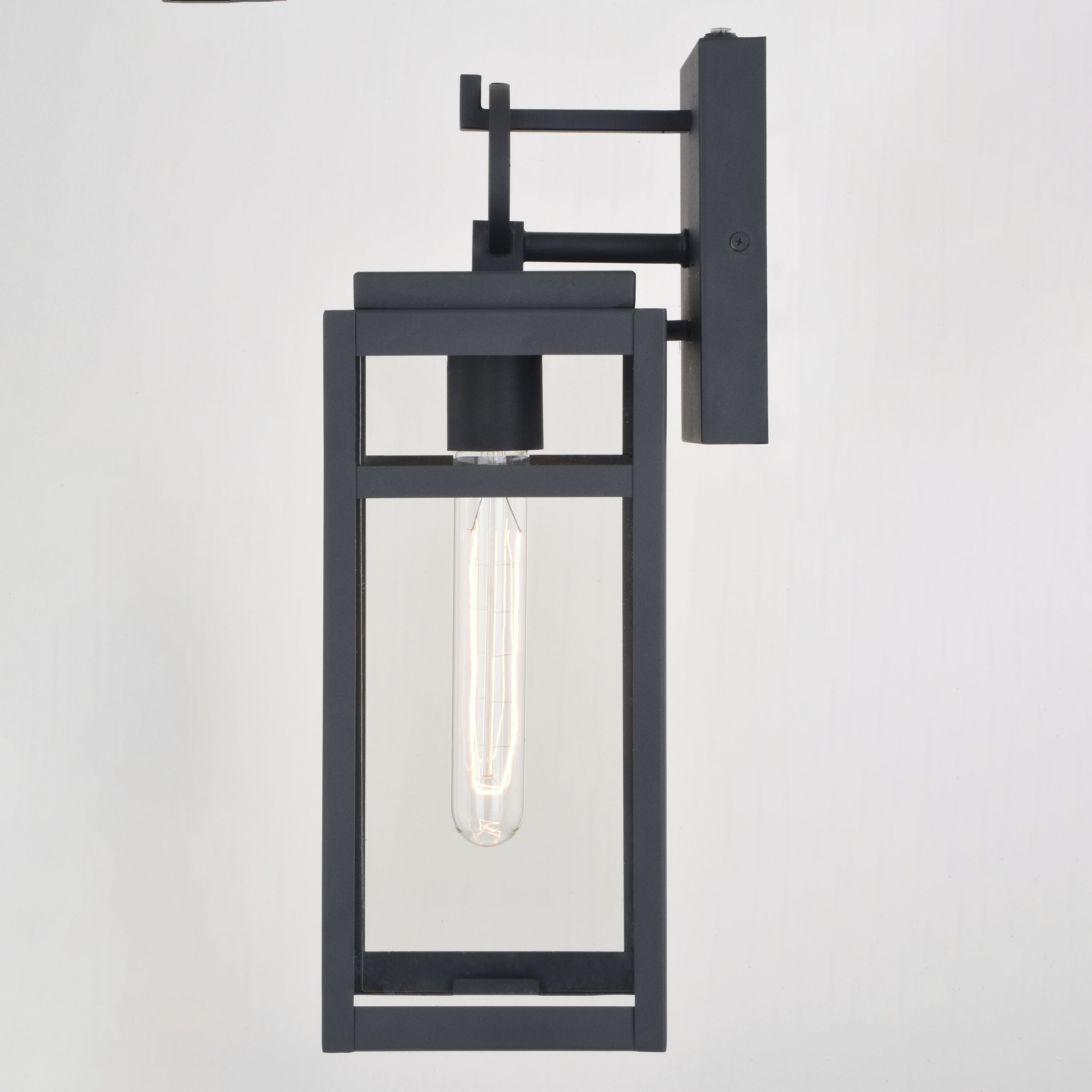 Hubbard LED 15.25 inch Textured Black Outdoor Wall