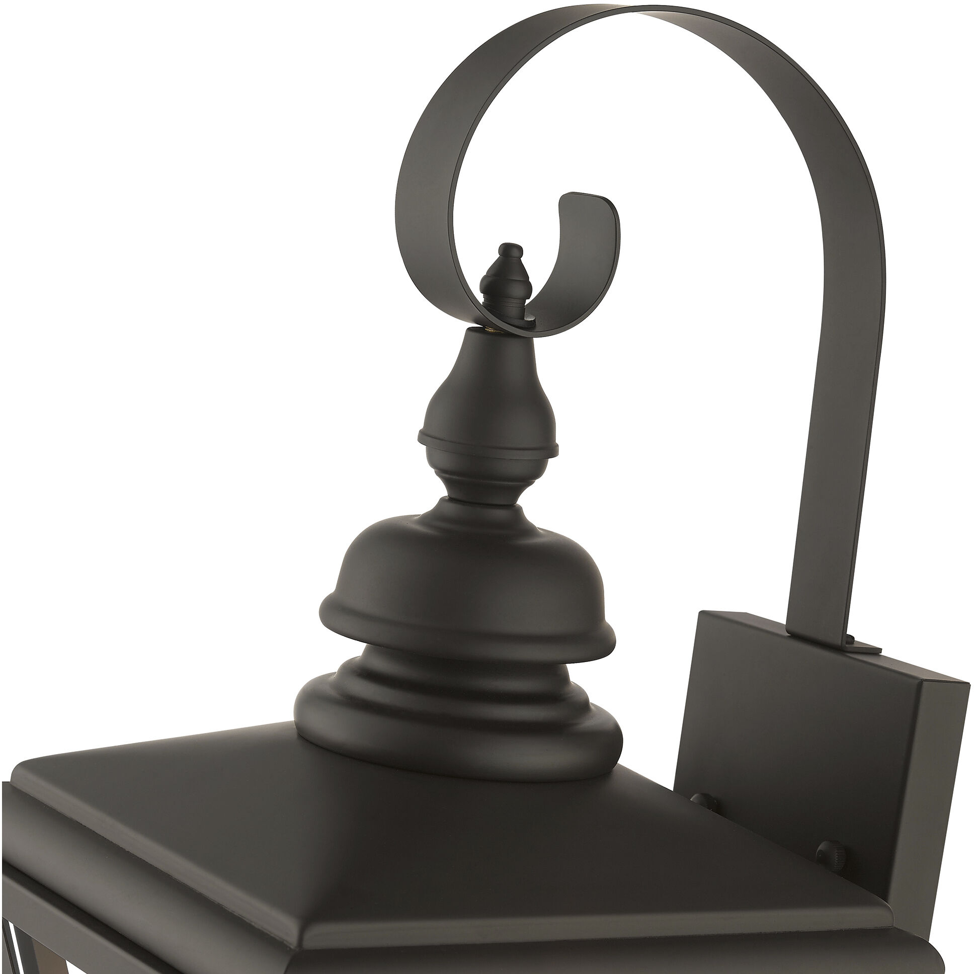 Adams 2 Light 21.5 inch Bronze with Antique Brass Finish Cluster Outdoor Wall Lantern in Bronze with Antique Brass Accent, Medium