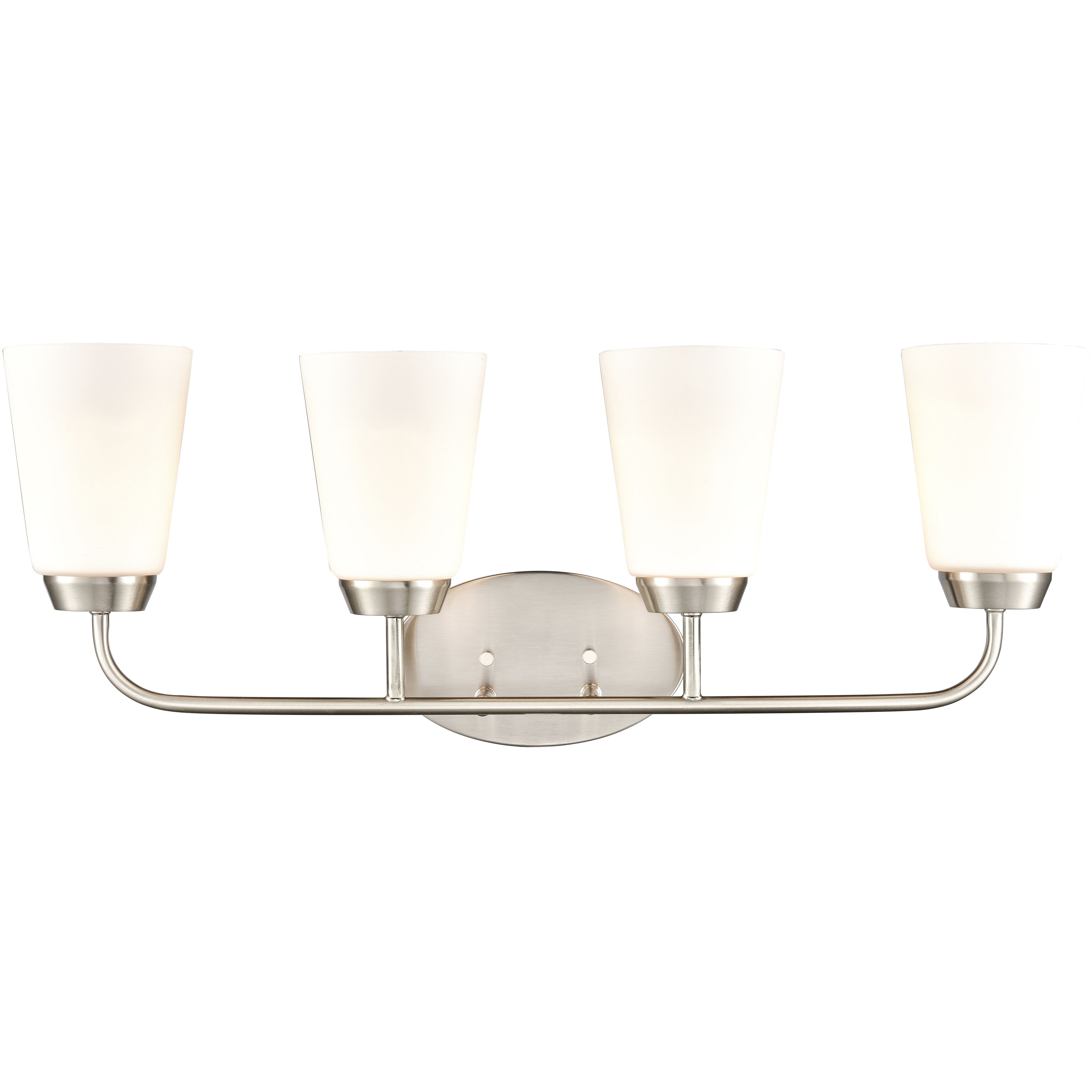 Winslow 4 Light 28 inch Brushed Nickel Vanity Light Wall Light