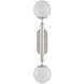Barbican 2 Light 6.5 inch Polished Nickel Bath Sconce Wall Light