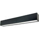 L-Line 3.13 inch Black Linear Pendant Ceiling Light, Selectable CCT