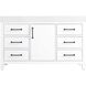 Nathan 54 X 34 inch White Bathroom Vanity Cabinet