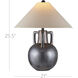 Autry 25.5 inch 100 watt Iridescent Gray Table Lamp Portable Light