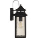 Crossbend 1 Light 15 inch Textured Black Outdoor Wall Mount in Textured Matte Black 