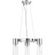 Midtown 3 Light 14.75 inch Polished Chrome Mini Chandelier Ceiling Light