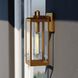 Kinzie LED 14.25 inch Vintage Brass Outdoor Wall
