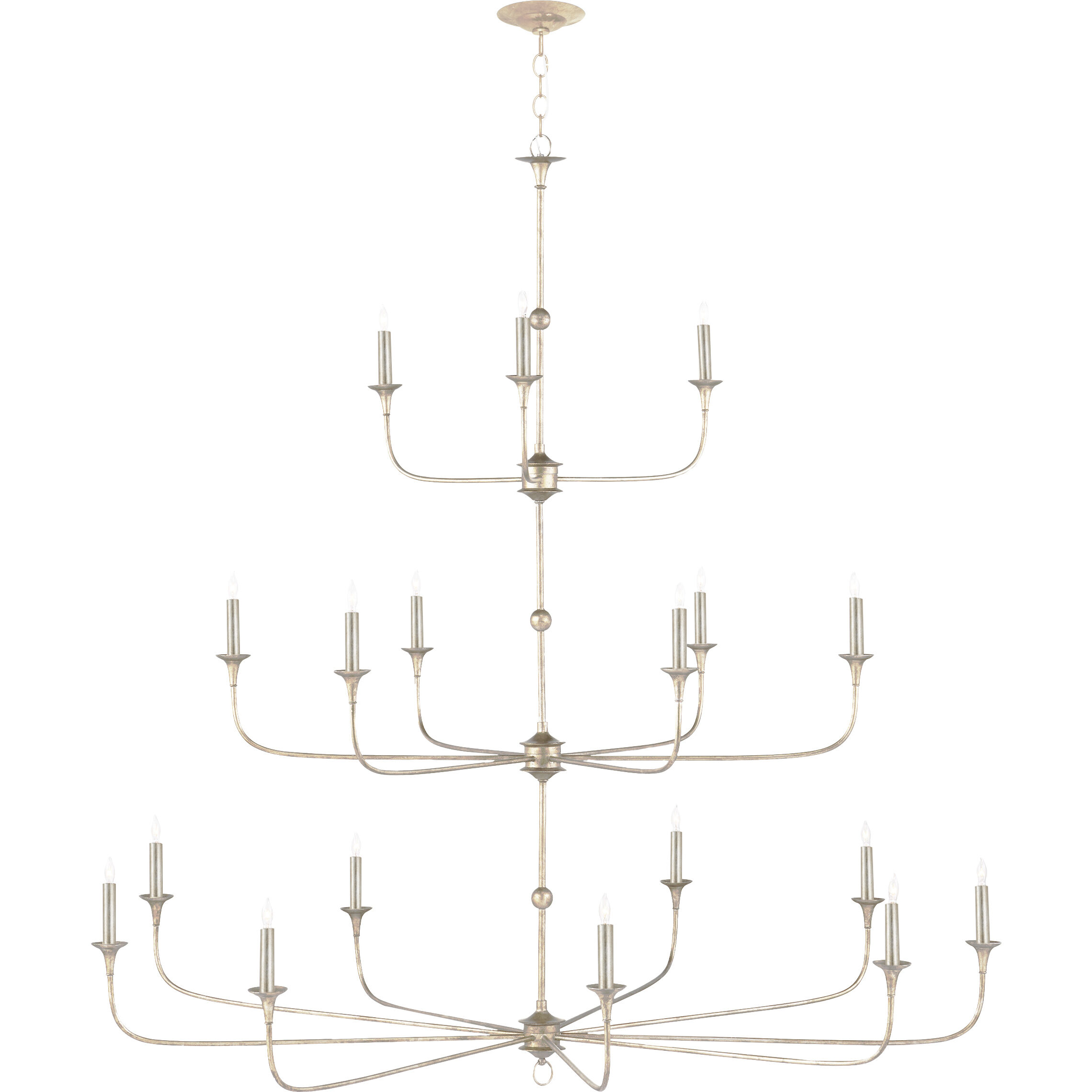 Nottaway 18 Light 60 inch Champagne Chandelier Ceiling Light, Grande