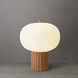 Tambo 12 inch 9 watt Natural Ash and Weathered Brass Accent Table Lamp Portable Light