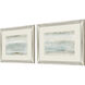 Beyond the Fog Blue and Brown and White Framed Art, Propac