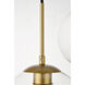 Baxter 5 Light 18 inch Brass Pendant Ceiling Light