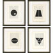 Geometrics Black and Beige and Neutral Framed Art