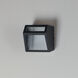 Totem LED 5 inch Black Outdoor Wall Mount