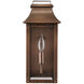 Manchester 1 Light 13 inch Copper Patina Exterior Wall Mount