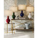 Lilou 31.5 inch 150 watt Red and Antique Brass Table Lamp Portable Light